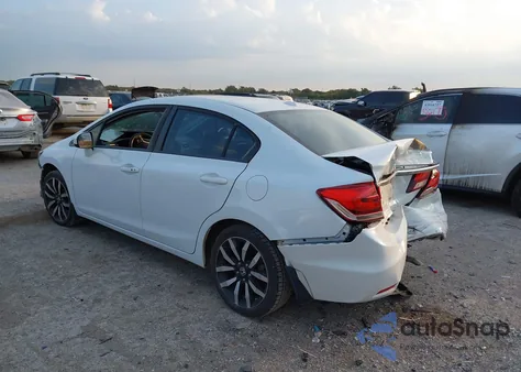 2015 Honda Civic Ex-L from USA, damaged, VIN 19XFB2F98FE009695